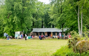 Safari tent at Stourton Estates