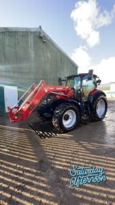 clean feeding tractor at Stourton estates