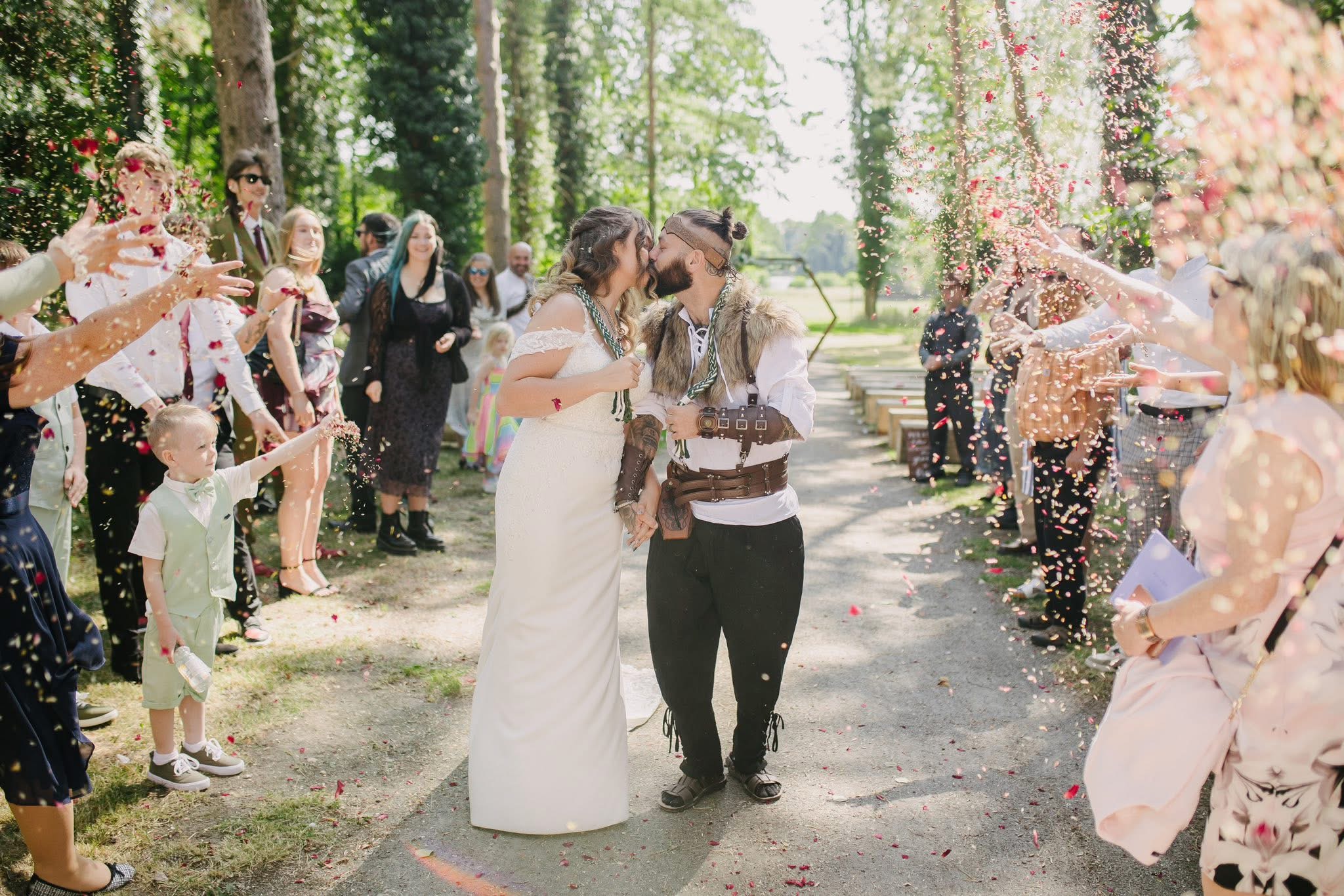 wedding, confetti, celebration